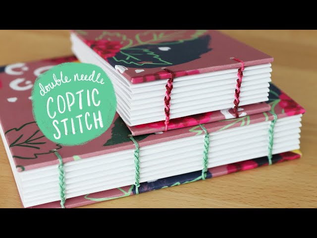 Double Needle Coptic Stitch Bookbinding Tutorial | Sea Lemon