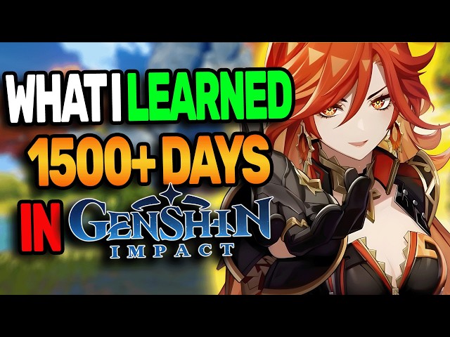 I Have Over 1500 Days Logged in Genshin - Here's My 5 BIGGEST Tips!