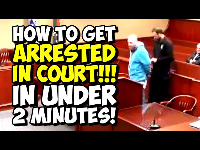 DISRESPECTFUL Defendant Calls Out Judge By FIRST NAME And GETS ARRESTED In Court!!!