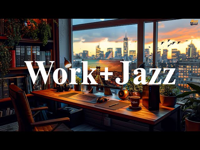 Jazz Office ☕ Smooth Instrumental Coffee Jazz & Soft Morning Bossa Nova for Upbeat Mood