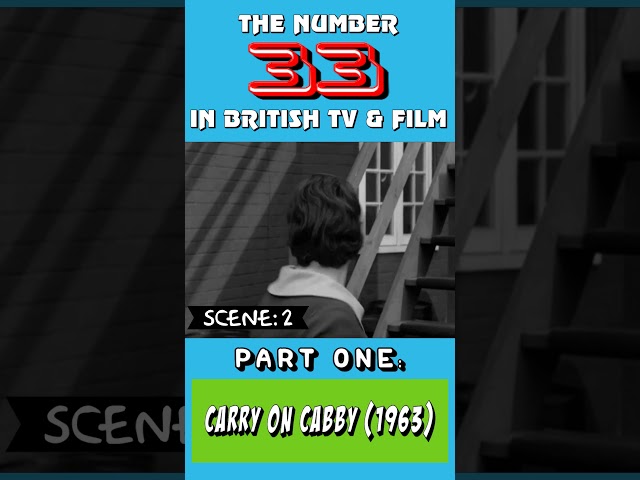 The Number 33 In BRITISH TV & FILM No. 3.1 - Carry On Cabby (1963) #ultimatecastguides #subliminal