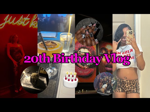 20th Birthday Vlog⭐️ | Adrienne Jordan