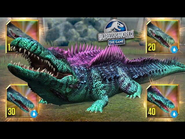 Giant Crocodile MAXED!!! | Jurassic World - The Game | Ep562 HD