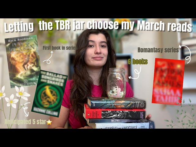 Letting the TBR jar choose my March reads🫙🌷🌱🌸🍃