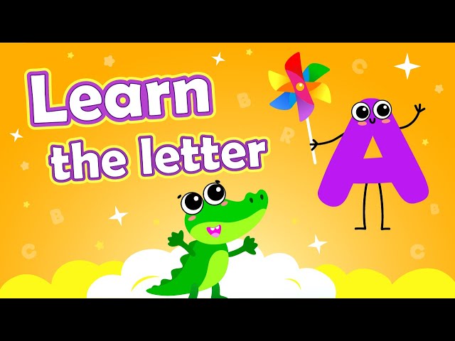 Learn the letter "A" with Bini Bambini