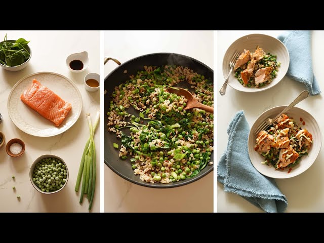 15-Minute Salmon Rice Bowl