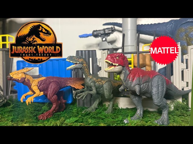 Jurassic World Chaos Theory Danger Pack wave 2 Hypsilophodon, Farlowichnus,Guemesia unboxing review