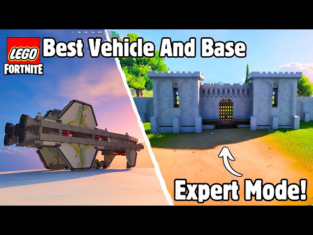 The Best VEHICLE And BASE For Expert Mode in Lego Fortnite!