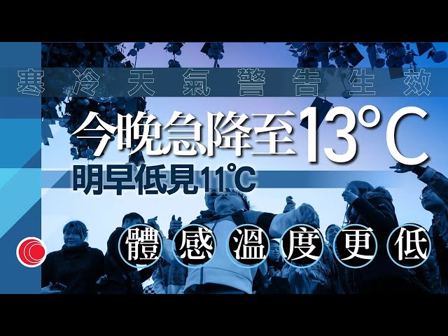 有線新聞 午間香港新聞｜天文台在11時發出寒冷天氣警告｜今晚急降明早低見11度｜農曆新年機場櫃位大排長龍｜台南發生5.7級地震　或再有5級以上餘震｜即時新聞｜HOY TV NEWS｜20250126