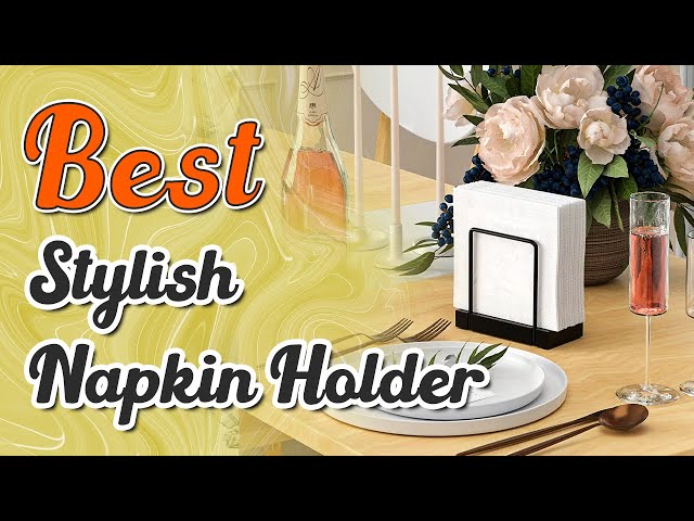 ✅ Stylish Napkin Holder– For Elegant Home!