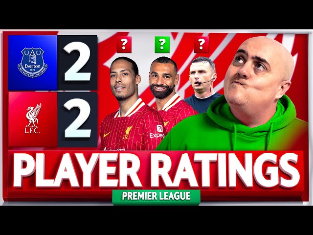 VAN DIJK NOT GOOD ENOUGH TODAY + SLOT GOT IT WRONG! EvertOliver 2-2 Liverpool Player Ratings