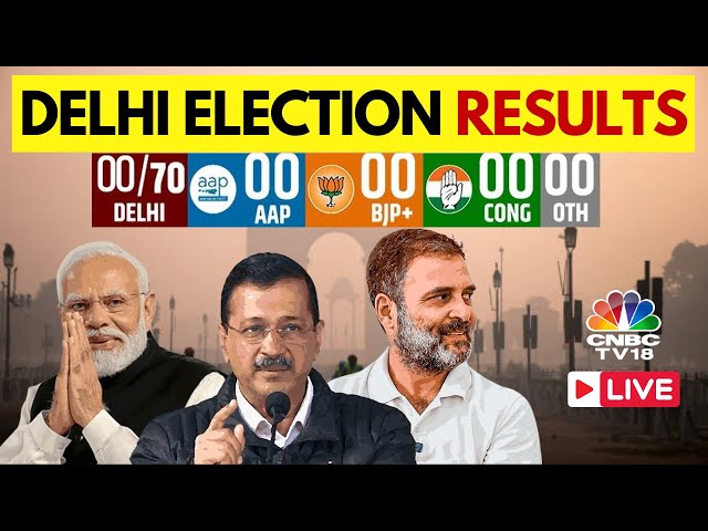 Delhi Election Results LIVE: Vote Counting Live | AAP Vs BJP Vs Congress | Arvind Kejriwal |PM Modi