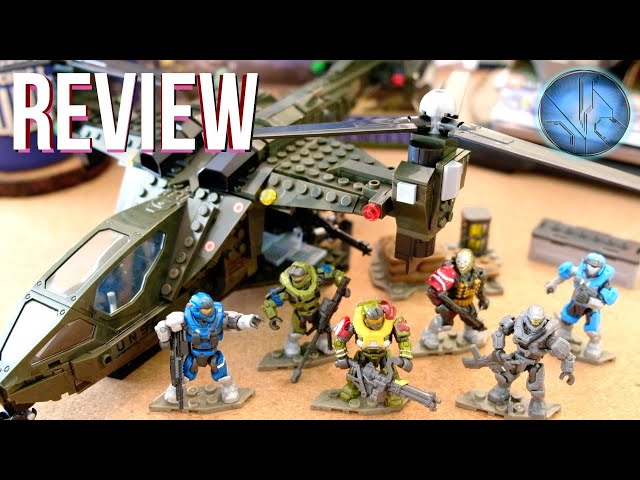 The UNSC Falcon Sweep is LEGENDARY! Halo Mega Construx Review