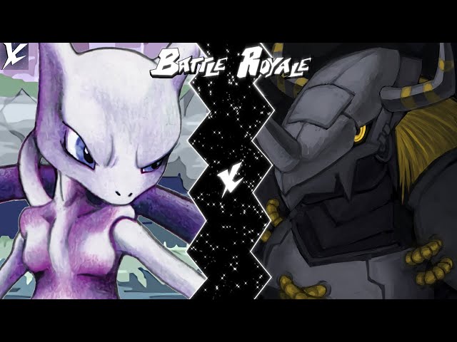 Mewtwo VS BlackWarGreymon (Pokémon × Digimon) | Battle Royale S1E1 | CX