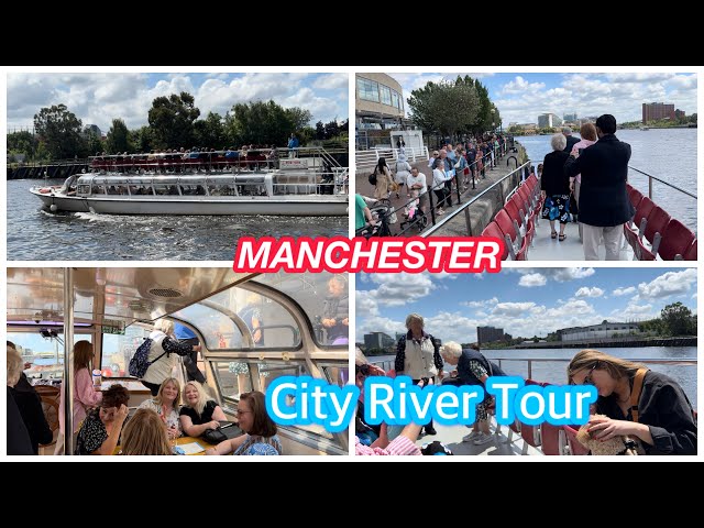 Manchester City River Cruise Tour 2024 / MediaCity Salford Quays / Manchester Uk 🇬🇧