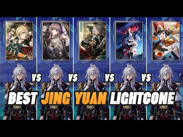 Jing Yuan Light Cone Comparison! BEST Light Cones To Use For F2P or P2W ?? [Honkai Star Rail]