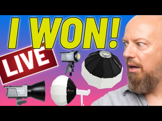 I won an Aputure Twitter contest! Aputure sent me a FREE light; let's check it out!