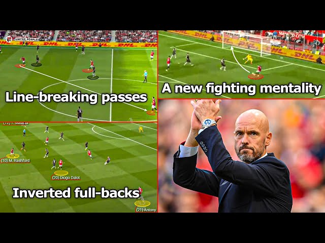 Ten Hag's Tactics: How His Coaching Turned Man Utd Around | Possession, Passing & Mentality ANALYSIS