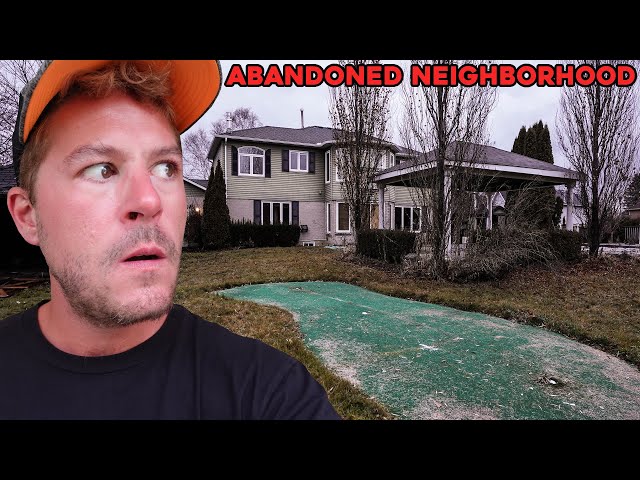 We Found an Entire ABANDONED NEIGHBORHOOD Destroyed in a Shootout