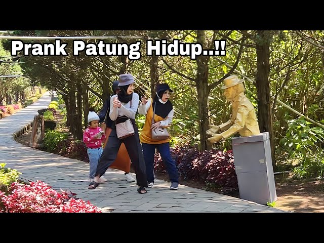 Lelucon Patung..!! Prank Patung Hidup