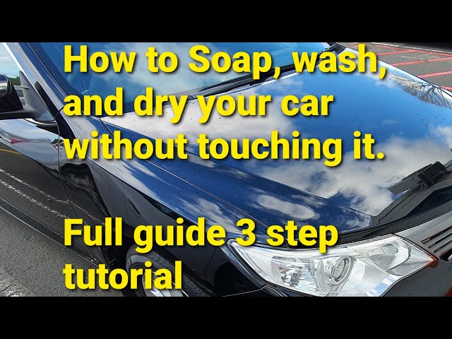 How to set up your own Touchless Car Wash at home