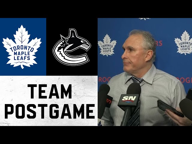 Maple Leafs Media Availability | Postgame at Vancouver Canucks | February 08, 2025