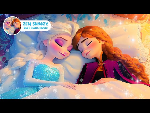 Deep Sleep Music for Insomnia and Stress Relief with Elsa and Anna 🎹 Heals the Mind, Body, and Soul