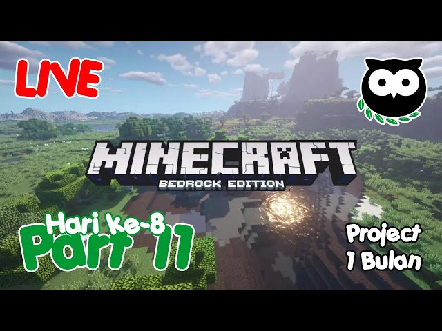 Bikin Tempat Farming Iron Kah? - Bahasa Indonesia [Minecraft Bedrock] (LIVE)