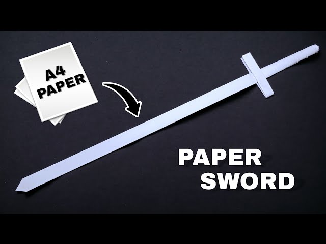 How To Make Paper Sword | Paper Katana | Ninja Paper Sword Easy Tutorial |