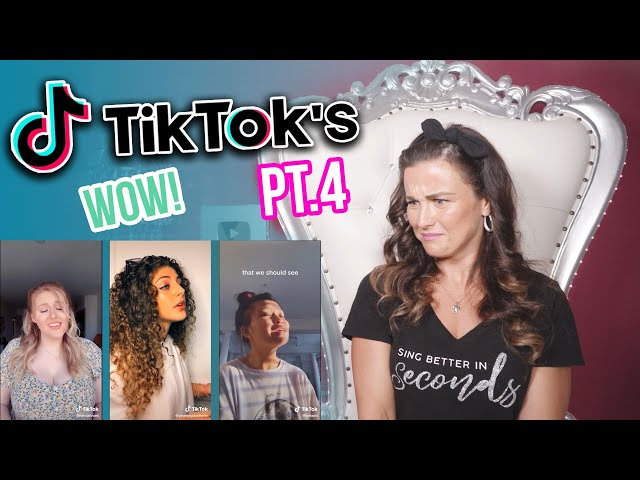 Vocal Coach Reacts to Tik Toks pt.4