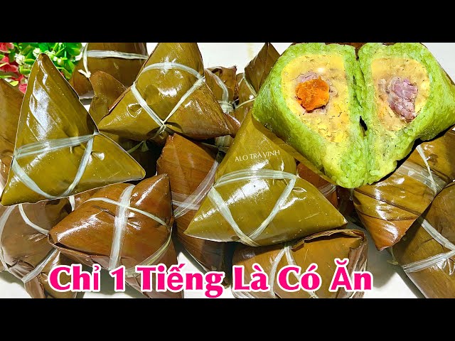 Biết Cách Này Gói BÁNH Ú THỊT Ít Tốn Thời Gian Mà Ngon Đúng Vị Xưa- Sticky rice cake