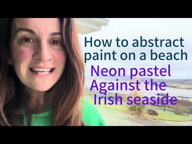 How to paint abstract in a rural landscape ( artist demo included)