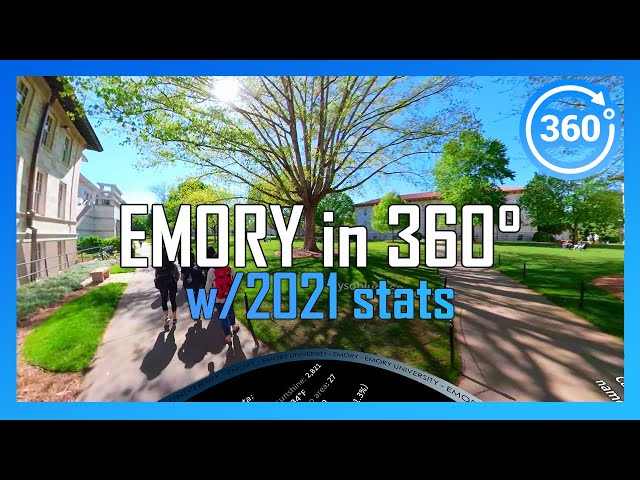 [2021] EMORY UNIVERSITY in 360° - drone/walking/driving campus tour