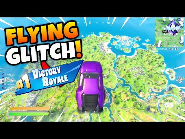 WINNING IN RANKED WITH THE FLYING CAR GLICTH!