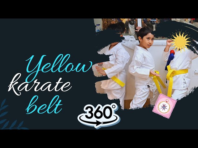 How to Earn Your Yellow Belt in GKR Karate | 360 video |  P4