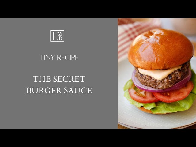 The Secret Burger Sauce Revealed #shorts