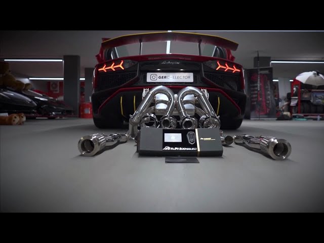 GERCOLLECTOR Lamborghini Aventador SV /w Fi EXHAUST Volcano Firetador Version