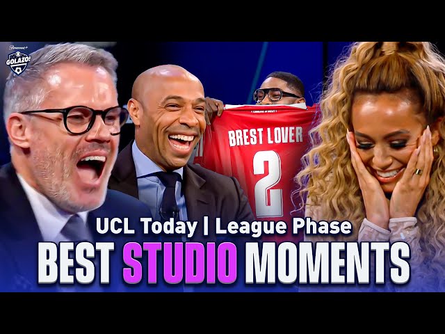 UCL Today's Hilarious & Memorable Moments from the League Phase! | Kate, Micah, Henry & Carragher