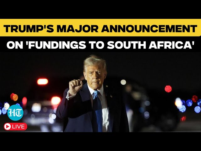 Trump LIVE: Donald Trump To Cut Off All Future U.S. Funding To South Africa | US News Latest