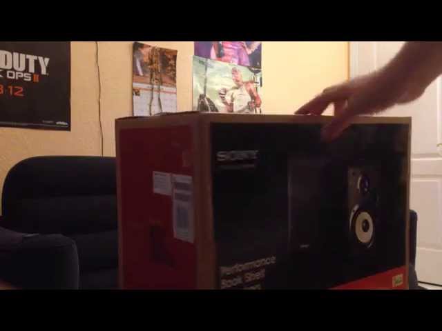 Unboxing of the Sony SA-W2500 10 inch Sub woofer !