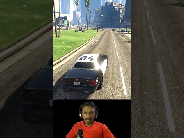 MICHAELS STEALS COP CAR TO SAVE AMANDA  #shorts #GamingVicky #gta5  #gaming #shortsfeed #shortsvideo