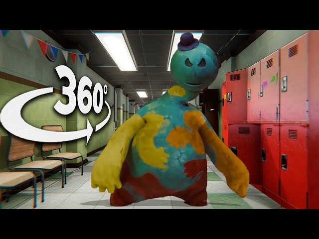 Doey the Doughman In YOUR School |Poppy Playtime Chapter 4 | 360° VR | 8K