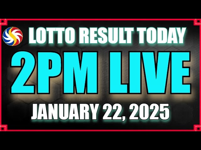 Lotto Result Today Draw Live January 22, 2026 2pm  Ez2 Swertres Pcso