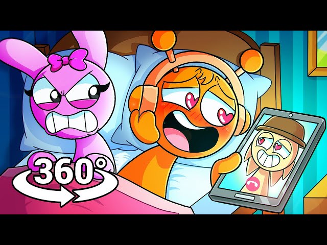 360º VR ORANGE OREN FALLS IN LOVE! Incredibox Sprunki Animation