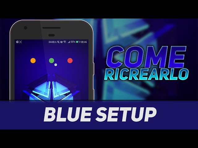 BLUE SETUP: COME RICREARLO - NOVA LAUNCHER & KUSTOM WIDGETS SETUP