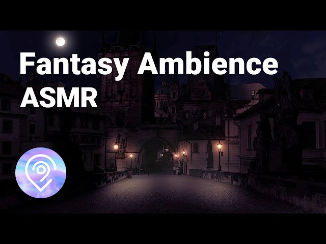 ASMR - Medieval City Night, Fantasy Ambience #041