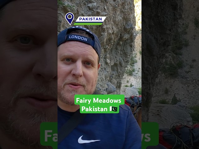 Terrifying Pakistan Fairy Meadows Trek 🇵🇰 #shorts