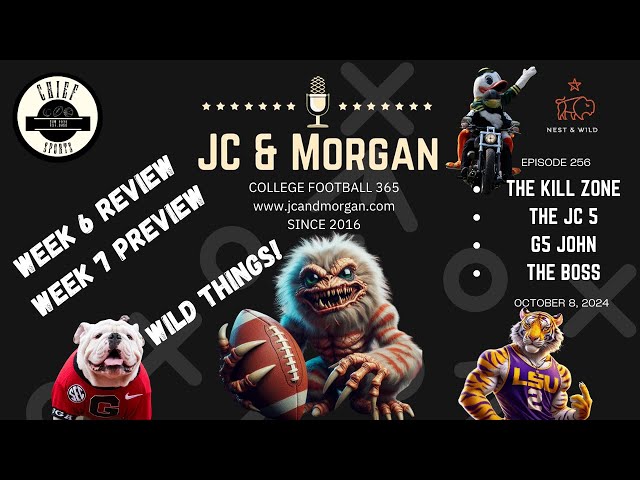 JC and Morgan 257 | College Football | Where the Wild Things Are