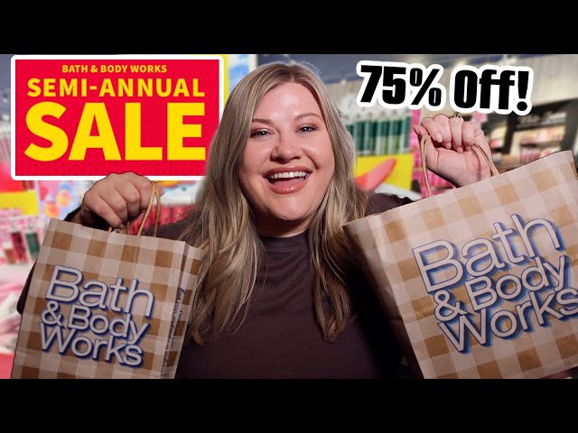 BATH & BODY WORKS SEMI ANNUAL SALE HAUL!