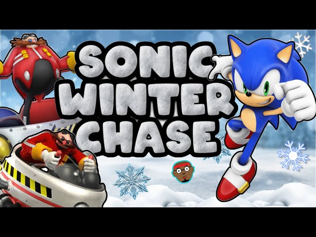 Sonic Winter RUN  | Sonic the Hedgehog Chase | Sonic Winter Game for Kids | PhonicsMan Fitness